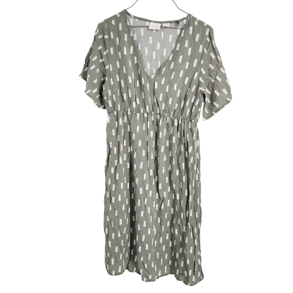Mamalicious Green Maternity Dress Womens Size Medium M